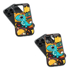Trendy Glass Back Mobile Case for iPhone, Samsung, Redmi, OnePlus, Google Pixel, Motorola