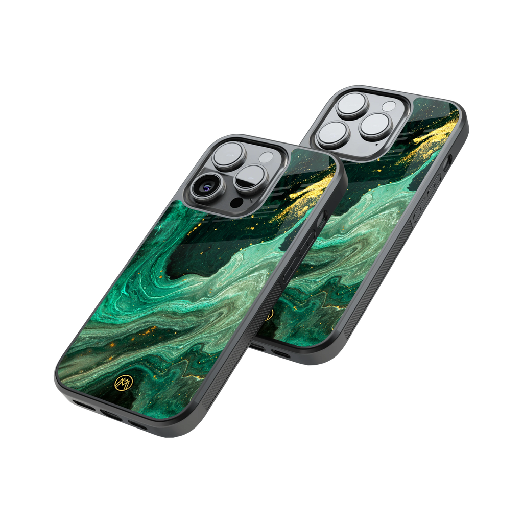 Protective Glass Back Phone Case Compatible with iPhone, Samsung, OnePlus, Pixel & More