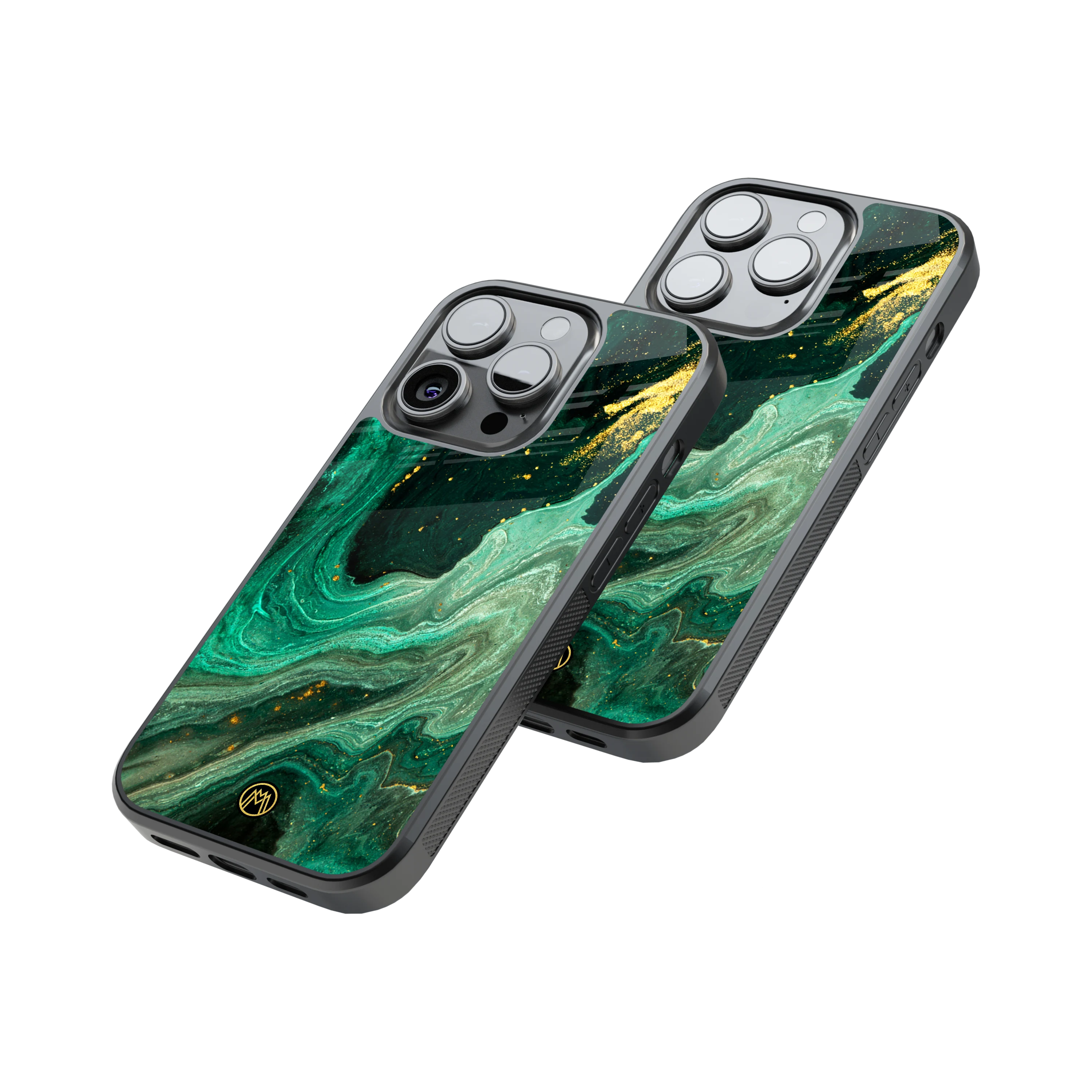 Protective Glass Back Phone Case Compatible with iPhone, Samsung, OnePlus, Pixel & More