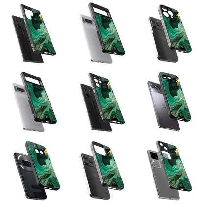 Durable Glass Back Mobile Case for iPhone, Samsung, OnePlus, Google Pixel, Redmi, Vivo, Oppo