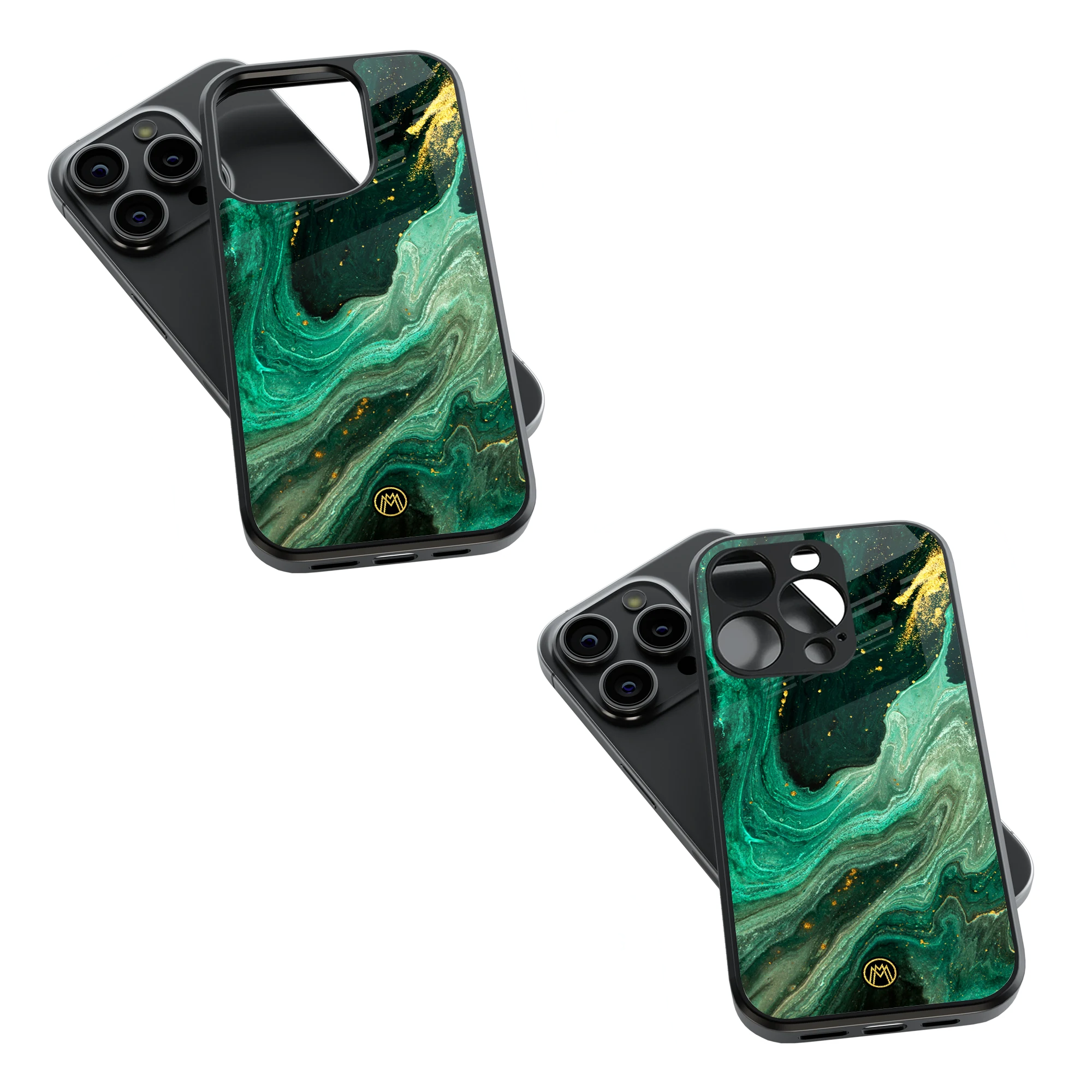 Trendy Glass Back Mobile Case for iPhone, Samsung, Redmi, OnePlus, Google Pixel, Motorola