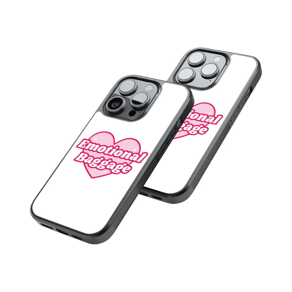 Protective Glass Back Phone Case Compatible with iPhone, Samsung, OnePlus, Pixel & More