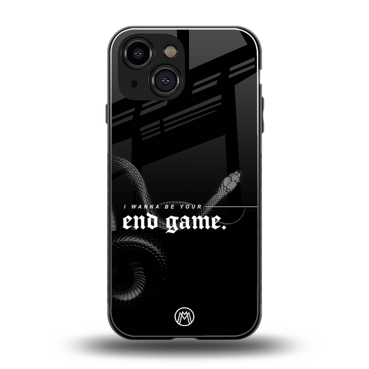 end game back phone cover | glass case for iphone 13 mini