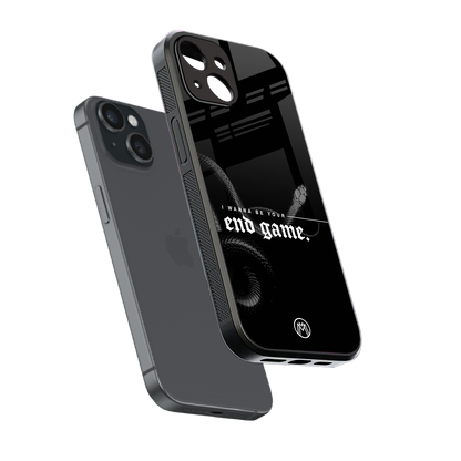 end game back phone cover | glass case for iphone 13 mini