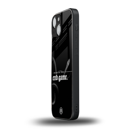 end game back phone cover | glass case for iphone 13 mini