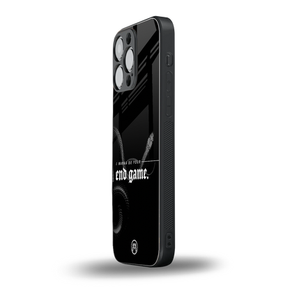 end game back phone cover | glass case for iphone 13 pro max