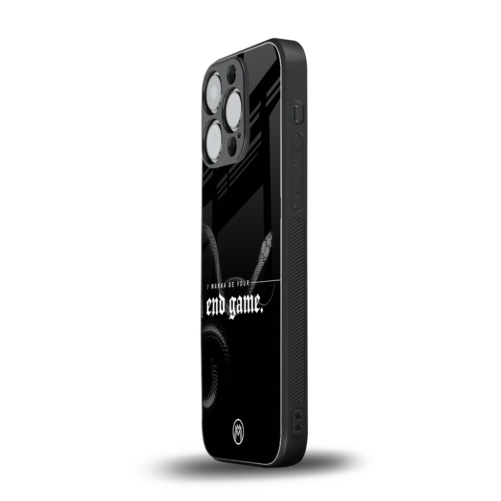 end game back phone cover | glass case for iphone 13 pro