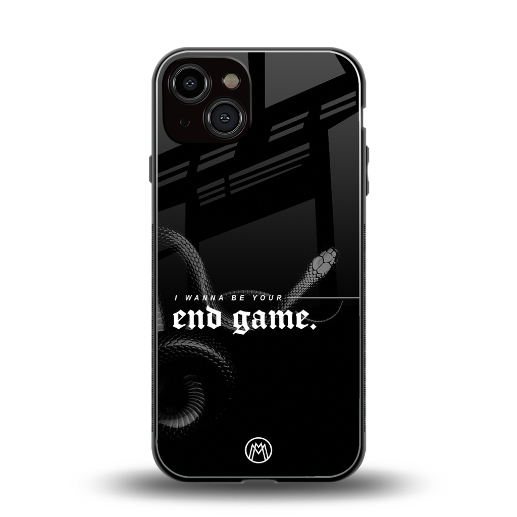 end game back phone cover | glass case for iphone 13