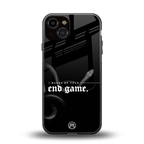end game back phone cover | glass case for iphone 13