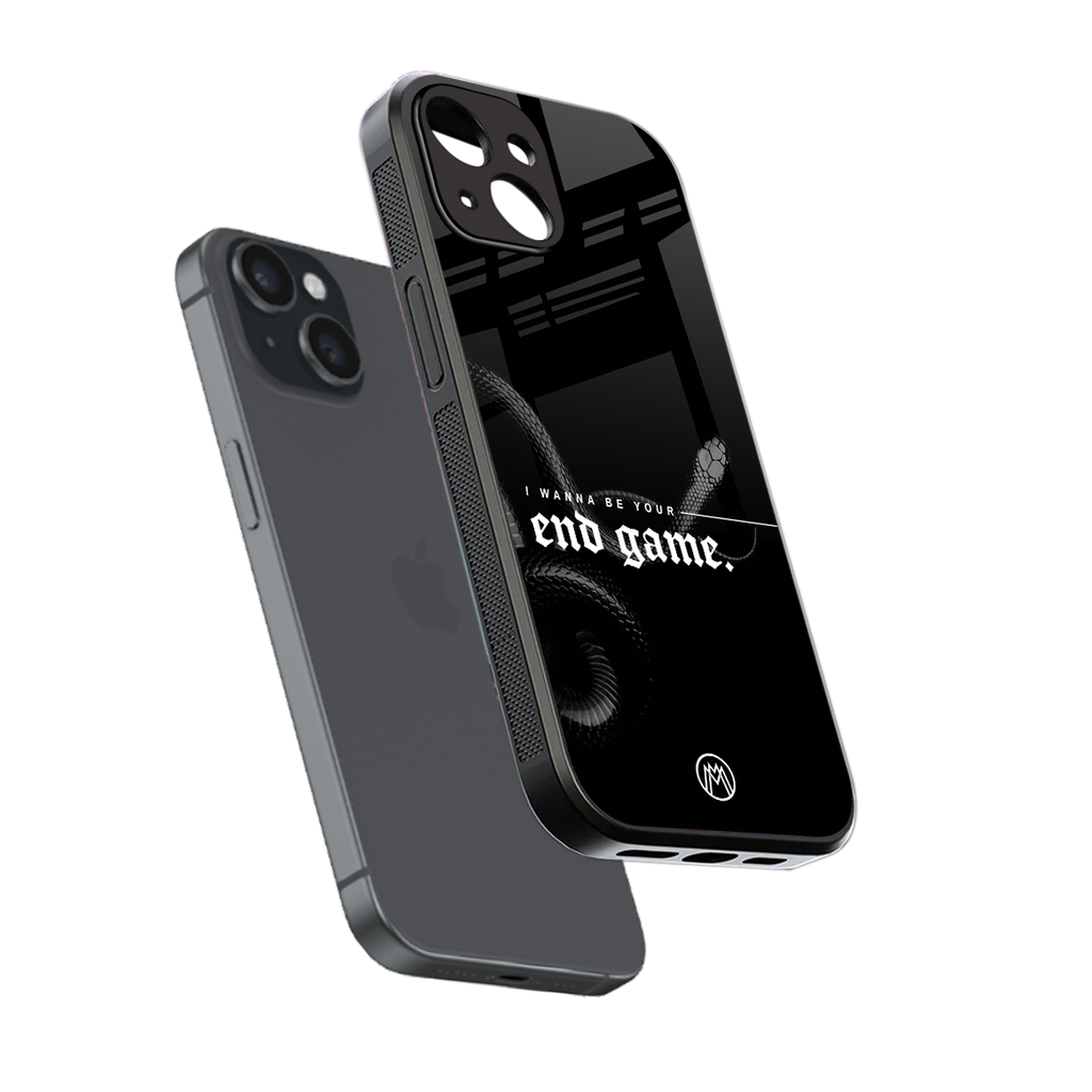 end game back phone cover | glass case for iphone 13