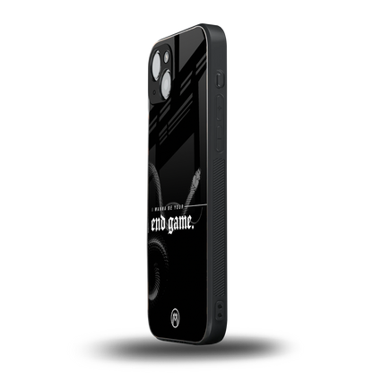 end game back phone cover | glass case for iphone 13