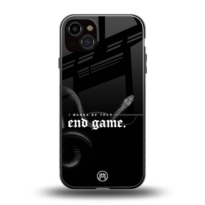 end game back phone cover | glass case for iphone 14 plus