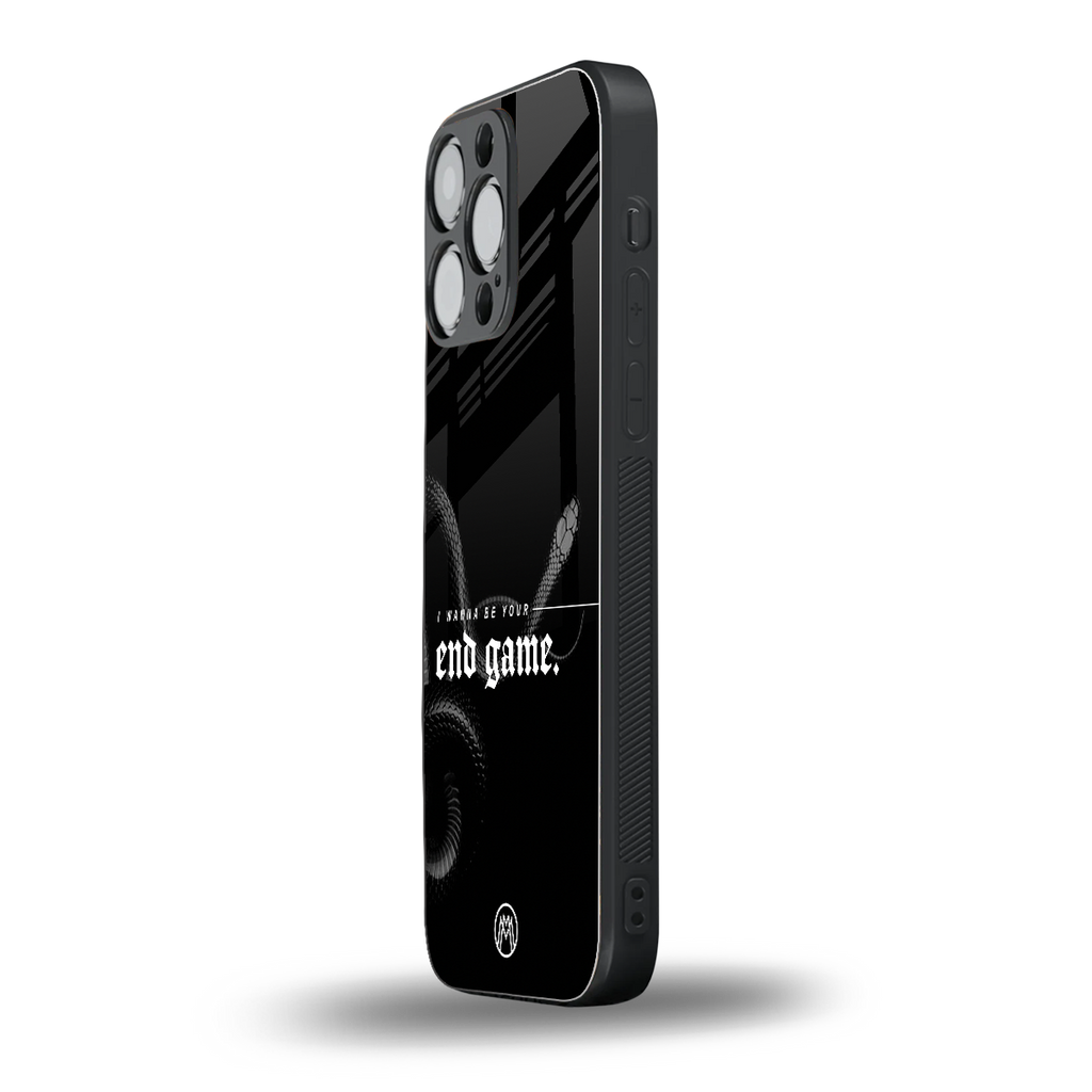 end game back phone cover | glass case for iphone 14 pro max