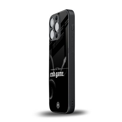 end game back phone cover | glass case for iphone 14 pro