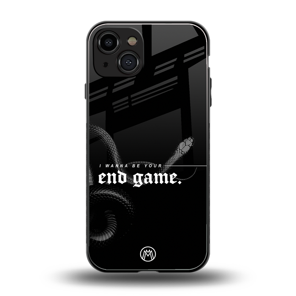 end game back phone cover | glass case for iphone 14
