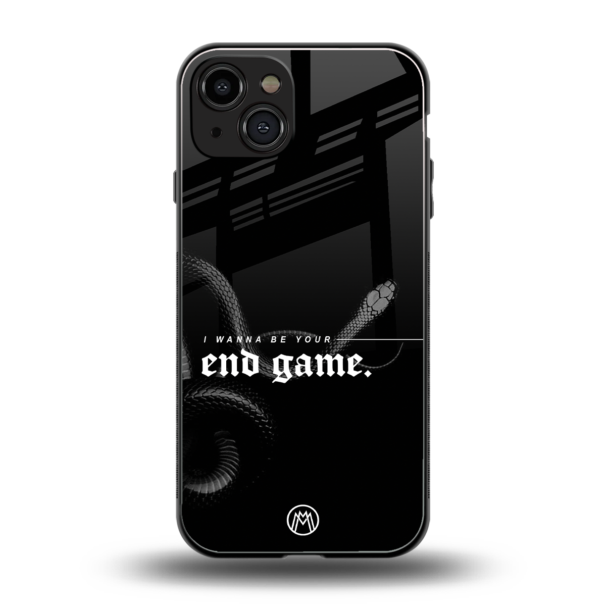 end game back phone cover | glass case for iphone 14