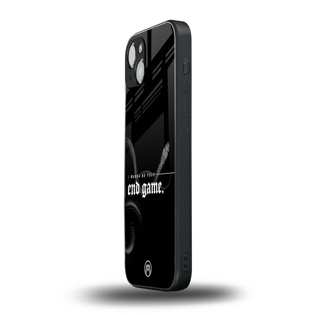 end game back phone cover | glass case for iphone 14