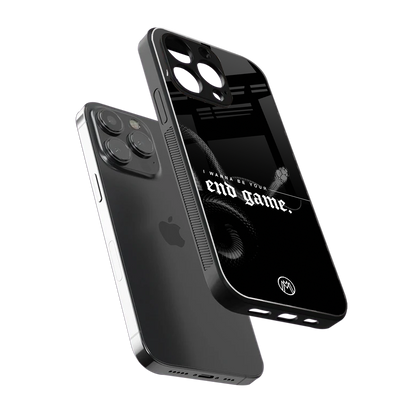 end game back phone cover | glass case for iphone 14 pro