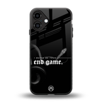 end game back phone cover | glass case for iphone 16 plus