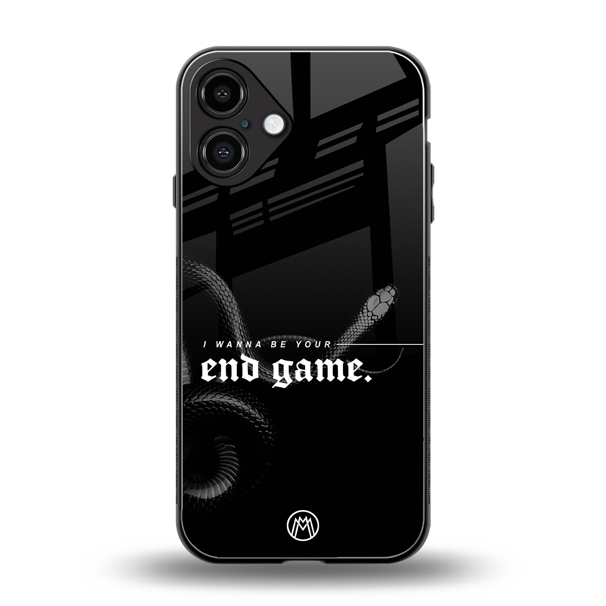 end game back phone cover | glass case for iphone 16 plus