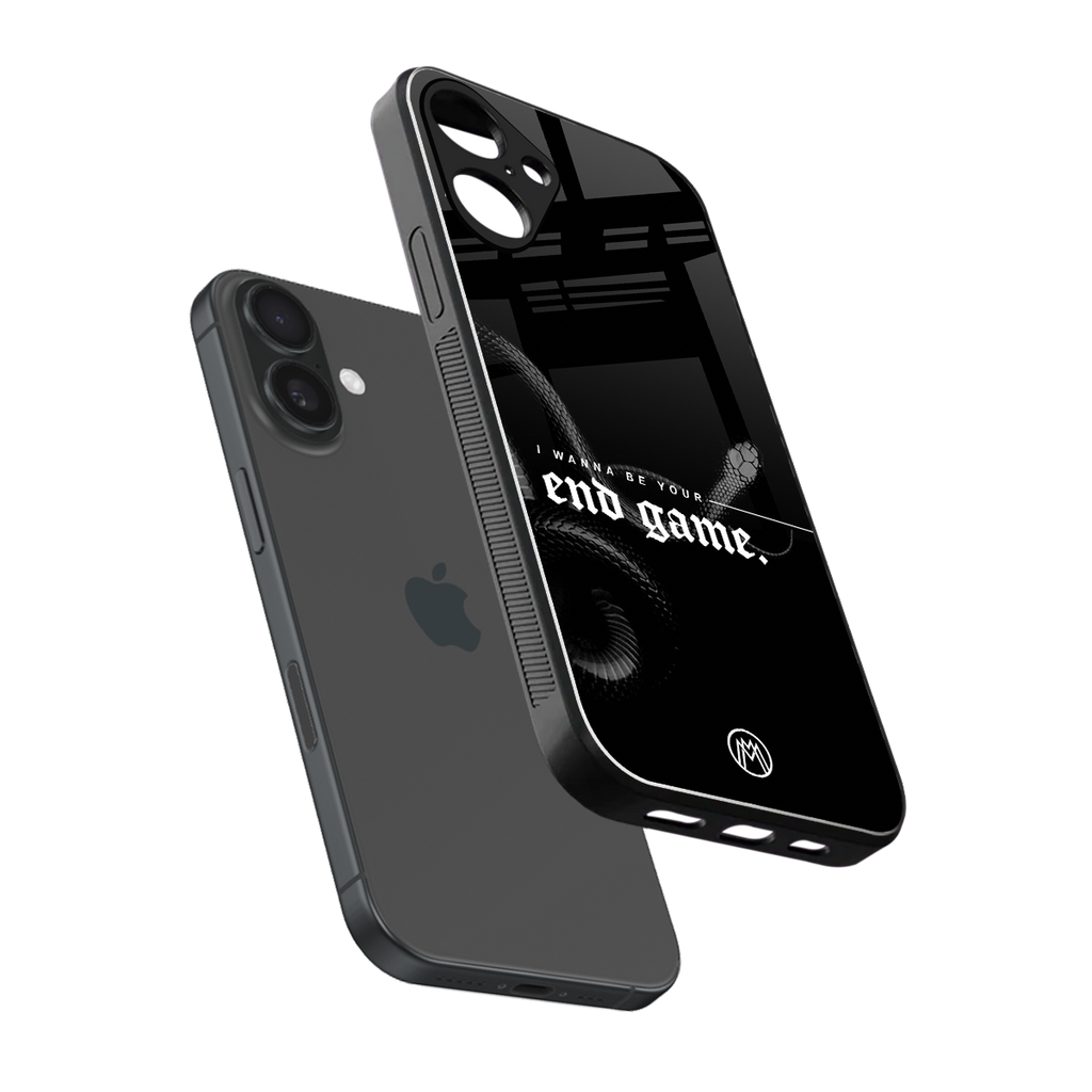 end game back phone cover | glass case for iphone 16 plus