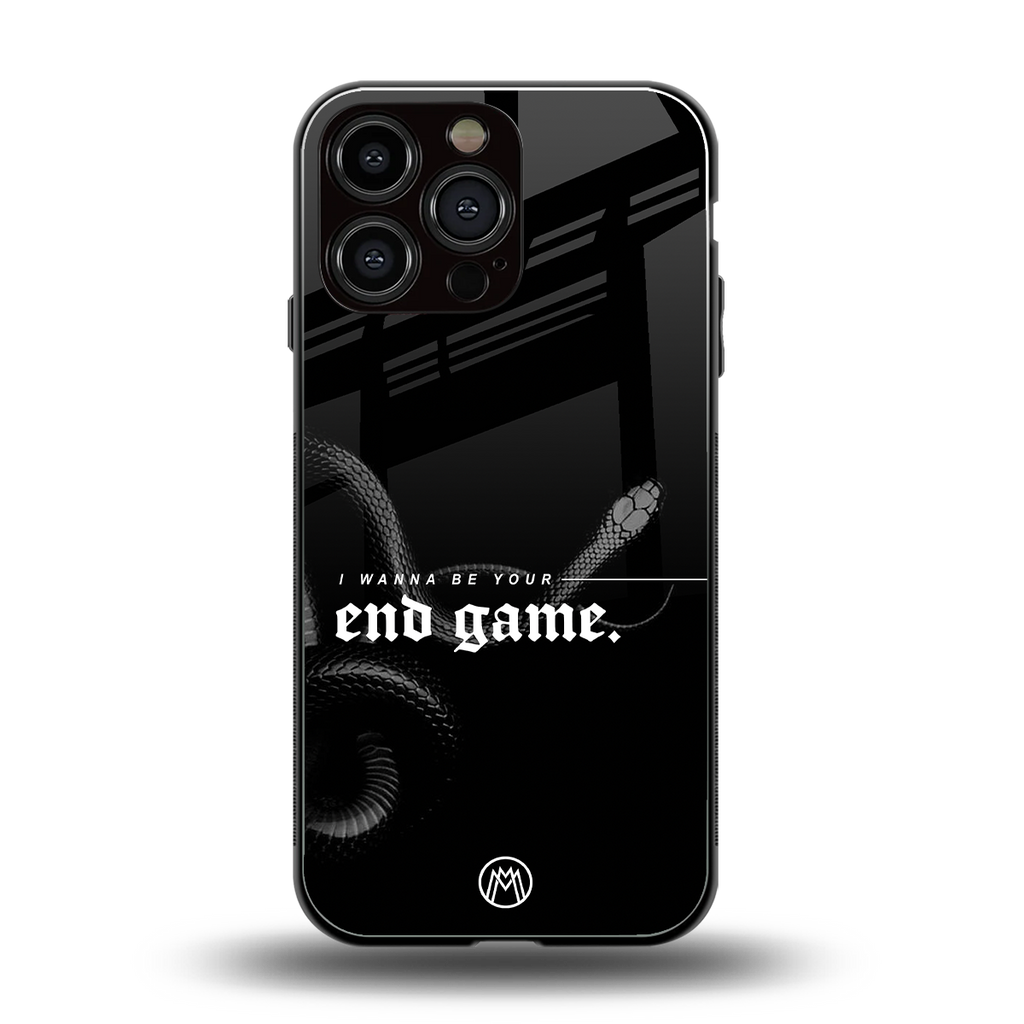 end game back phone cover | glass case for iphone 16 pro max