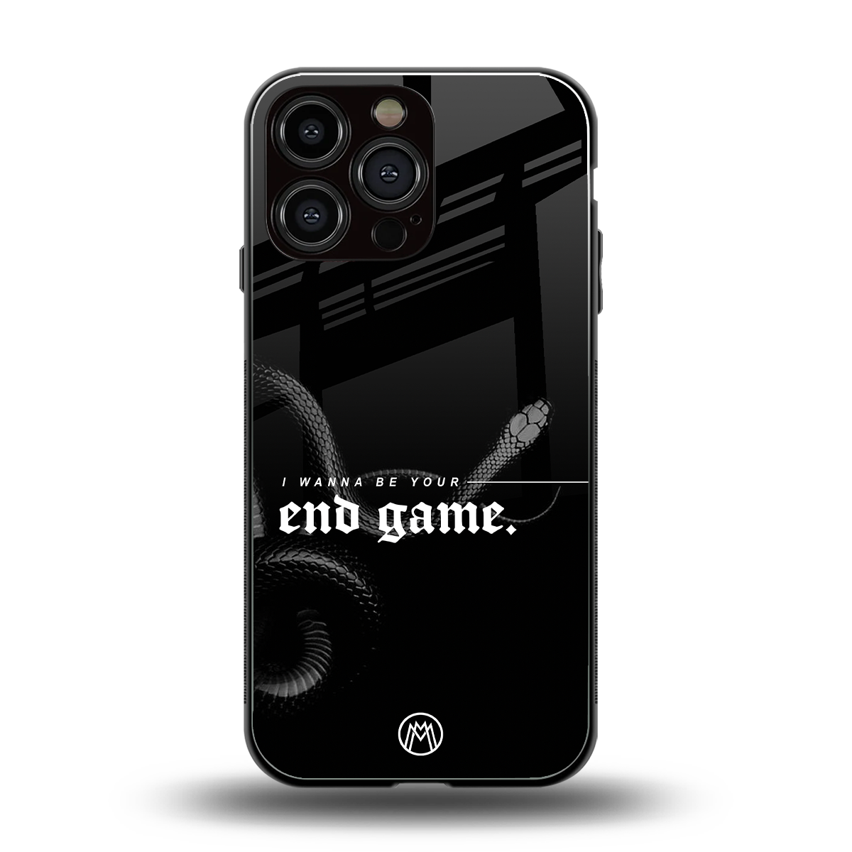 end game back phone cover | glass case for iphone 16 pro max