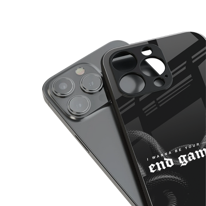 end game back phone cover | glass case for iphone 13 pro max