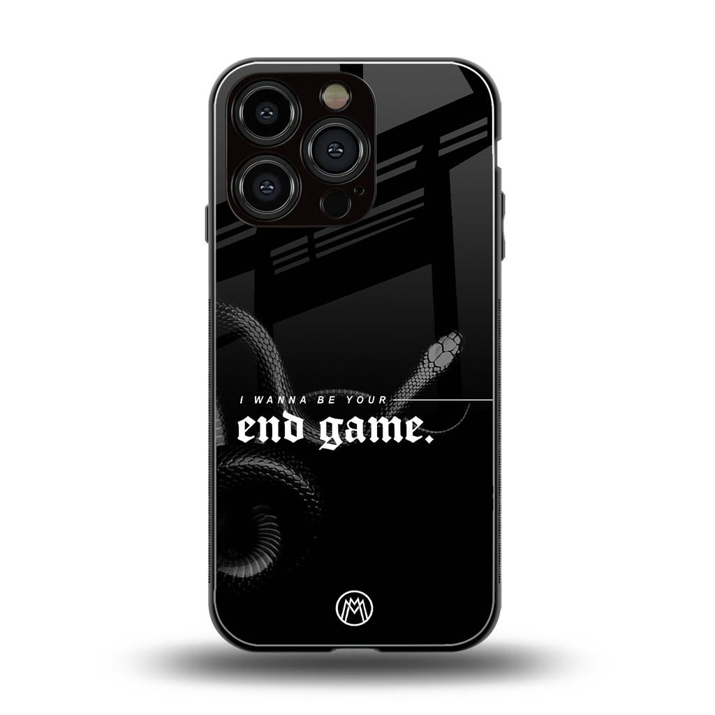 end game back phone cover | glass case for iphone 16 pro