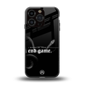 end game back phone cover | glass case for iphone 16 pro