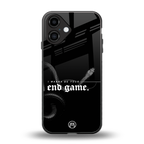 end game back phone cover | glass case for iphone 16