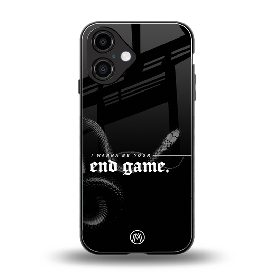 end game back phone cover | glass case for iphone 16