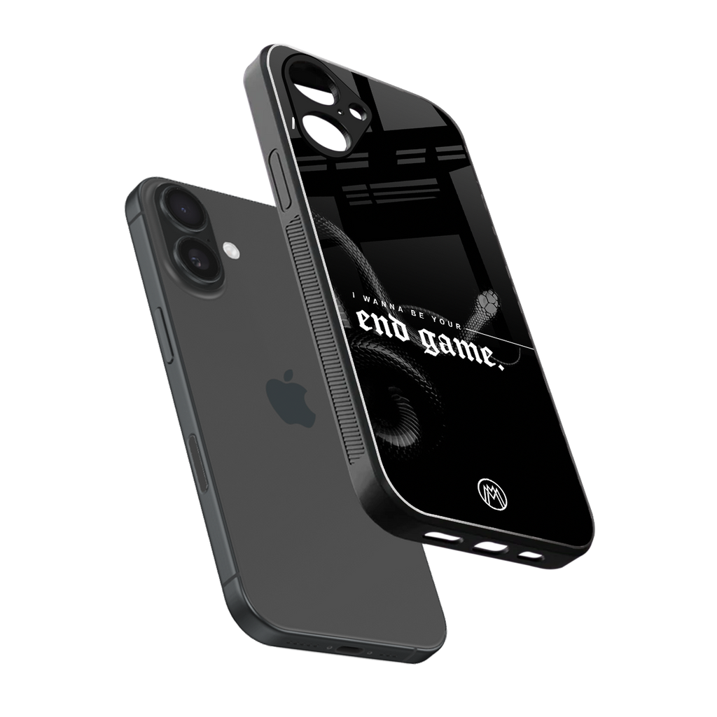 end game back phone cover | glass case for iphone 16