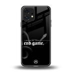 end game back phone cover | glass case for nothing phone 1