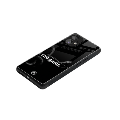 end game back phone cover | glass case for nothing phone 1