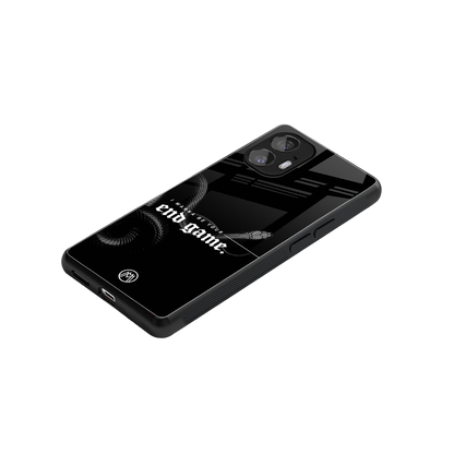 end game back phone cover | glass case for nothing phone 2