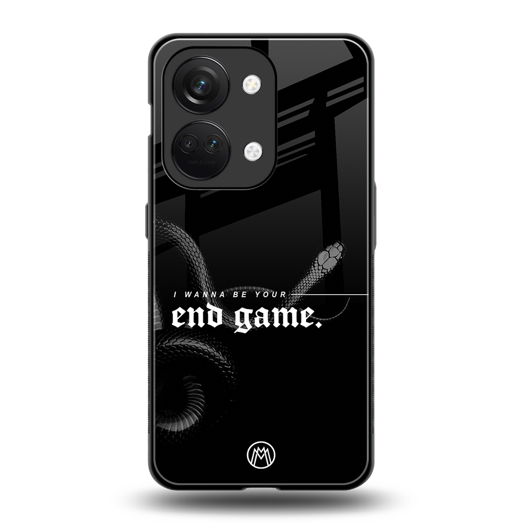 end game back phone cover | glass case for oneplus nord 3