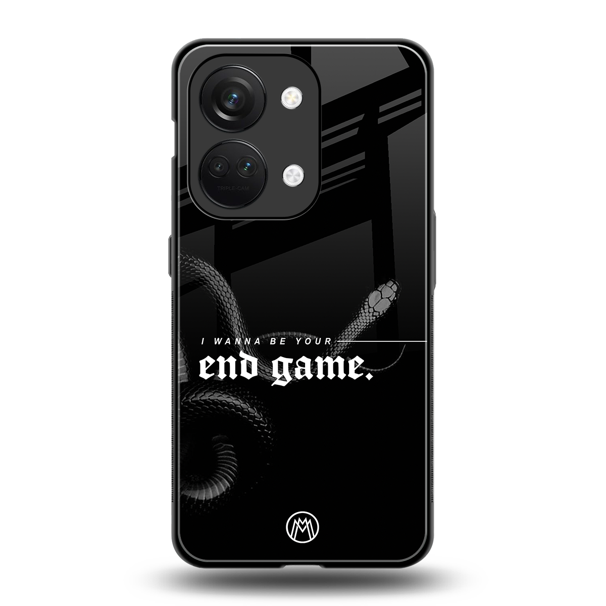 end game back phone cover | glass case for oneplus nord 3
