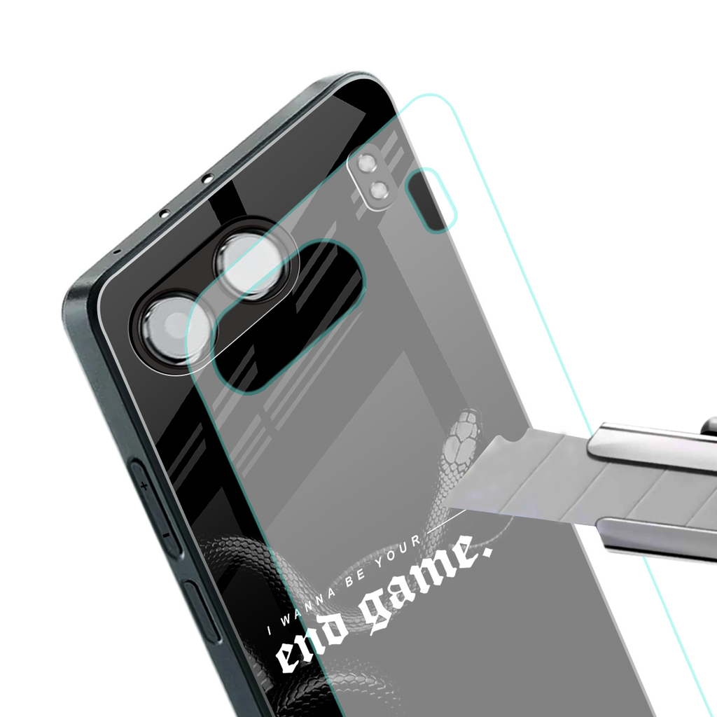 end game back phone cover | glass case for oneplus nord 4
