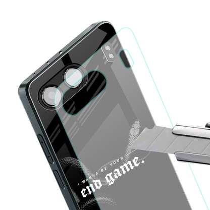 end game back phone cover | glass case for oneplus nord 4
