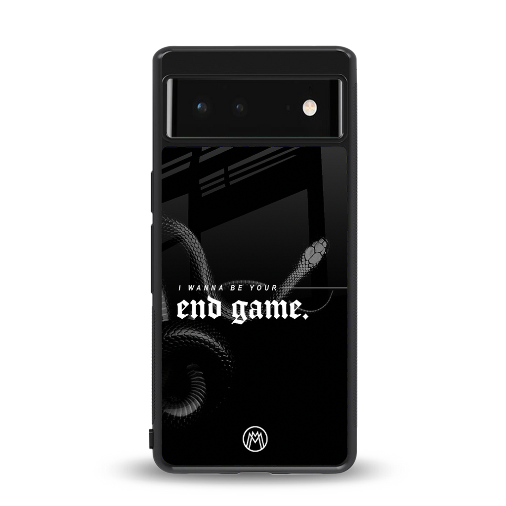 end game back phone cover | glass case for Google Pixel 6A