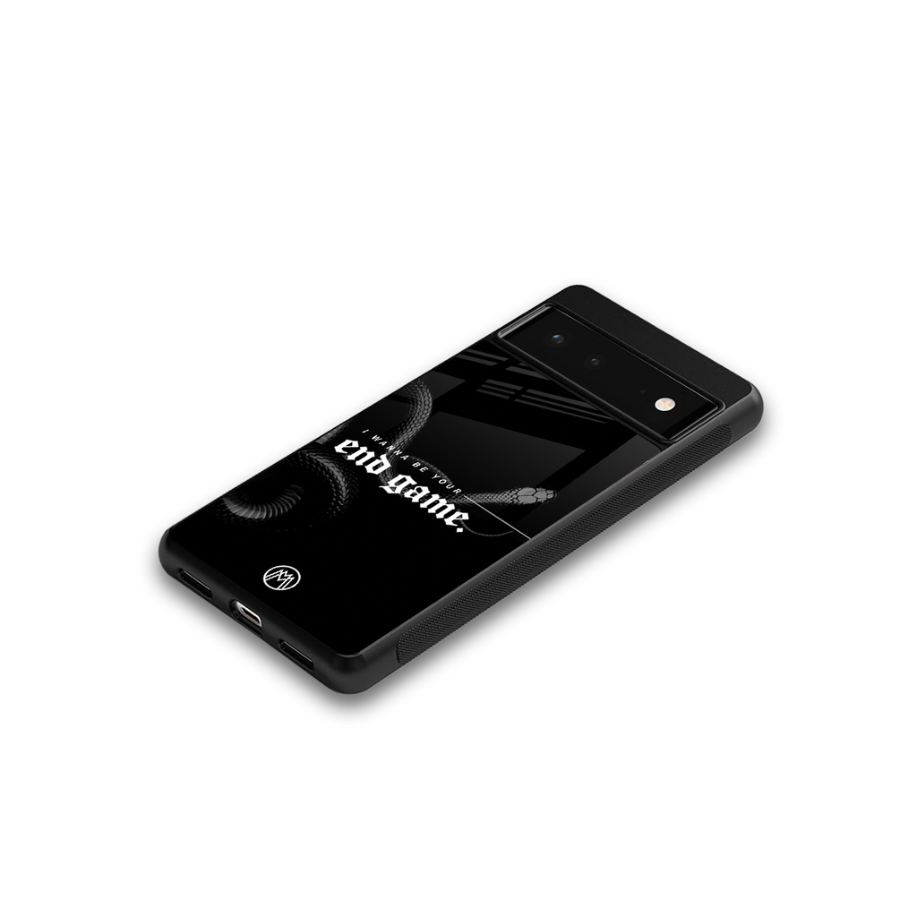 end game back phone cover | glass case for Google Pixel 6A