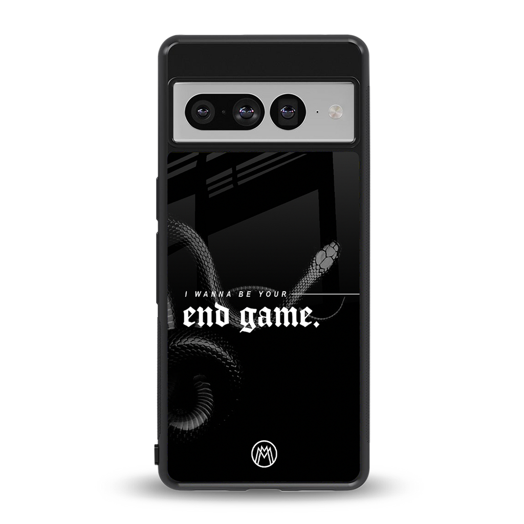 end game back phone cover | glass case for google pixel 7 pro