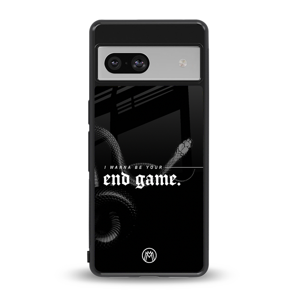 end game back phone cover | glass case for Google Pixel 7