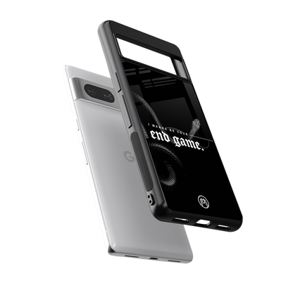 end game back phone cover | glass case for Google Pixel 7A