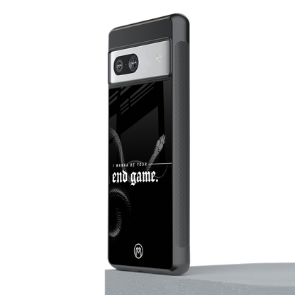 end game back phone cover | glass case for Google Pixel 7A