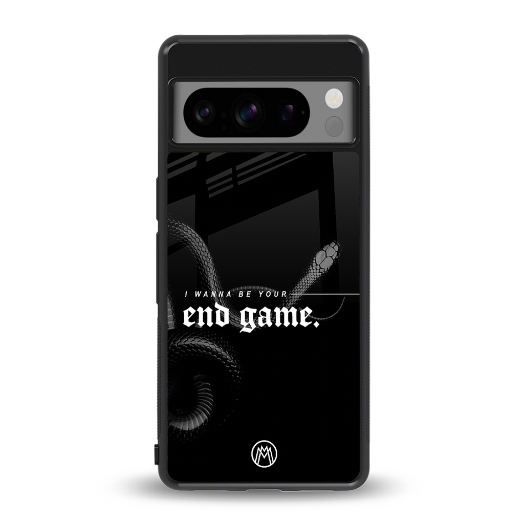 end game back phone cover | glass case for google pixel 8 pro
