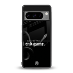 end game back phone cover | glass case for google pixel 8 pro