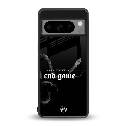 end game back phone cover | glass case for google pixel 8 pro