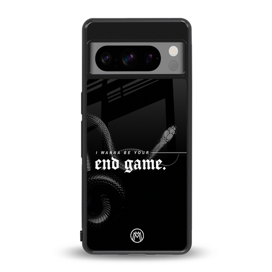 end game back phone cover | glass case for google pixel 8 pro